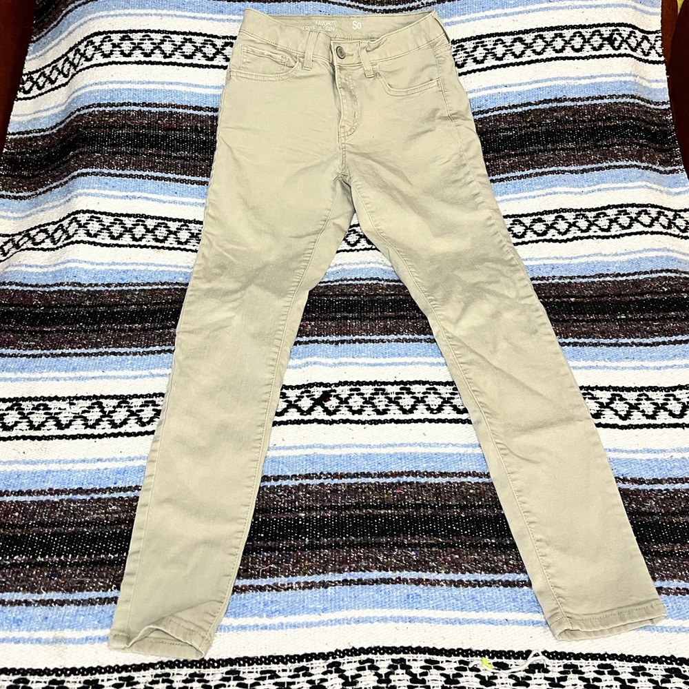 Tan SO juniors skinny jeans